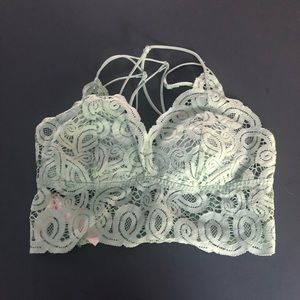 PINK women’s green/ mint Bralette small